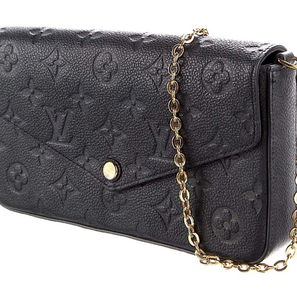 Louis Vuitton Handbags - NWT Louis Vuitton Empreinte Monogram Giant Felicie Pochette Black